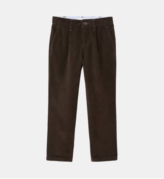 Pantalon Chino Garçon en velours - Cyrillus - Chocolat