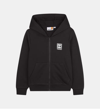 Cardigan à capuche en molleton - Timberland - Noir
