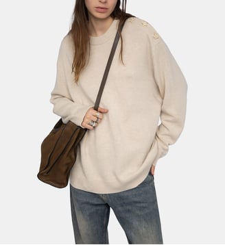 Pull Swyna - Zadig&Voltaire - Beige cream