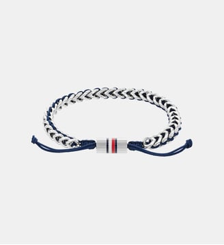 Bracelet Braided metal Argenté 2790511-PAR - Tommy Hilfiger - Argent et bleu