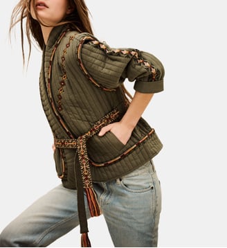 Veste droite Cocoon - Ba&sh - Kaki
