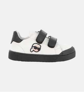 Baskets à scratch - Karl Lagerfeld Kids - Noir et blanc