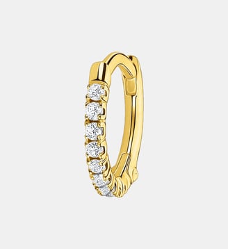 Créole unique blanche pierres or - Thomas Sabo - Or