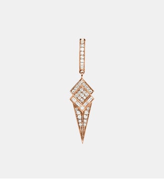 Créole Stairway Cône Diamants et Or Rose - Statement - Or rose