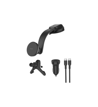 Support smartphone 15W Noir magnetique avec support - Belkin - Noir