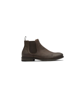 Boots chelsea en cuir Ealing - Rodd & Gunn - Chocolate