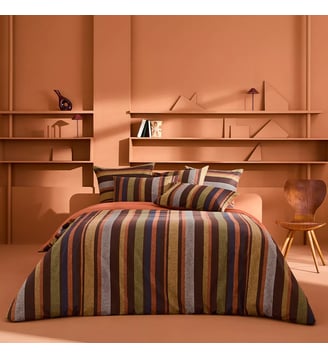Housse de couette pur coton - Garnier Thiebaut - Brown
