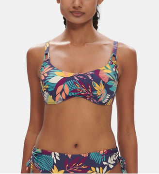 Brassière avec Armatures - Imprimé Bleu Seaside - Simone Pérèle - Bleu