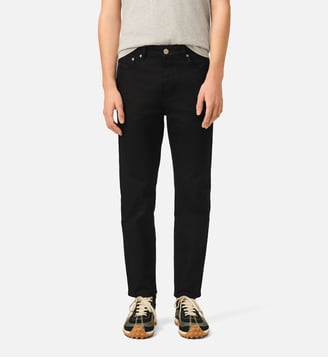 Jean coupe tapered en coton - AMI Paris - Noir