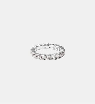 Alliances en argent épais de 925 avec topaze blanche - Aristocrazy - Argenté