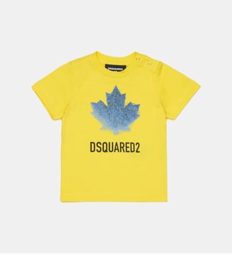 T-shirt avec logo - Dsquared2 - Jaune vif