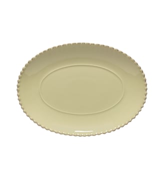 Plat Ovale Pearl - Costa Nova - Lily green