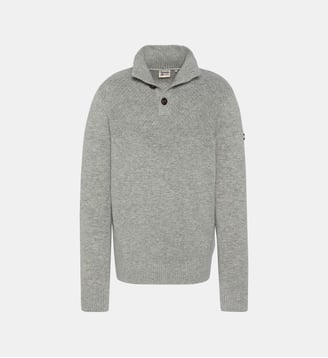 Pull camionneur - Schott - Gris chiné