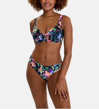 Haut de maillot de bain Barbade - Sans Complexe - Paradis tropical noir