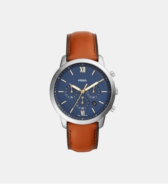 Montre Neutra chrono Bleu FS5453 - Fossil - Argenté