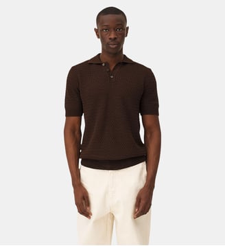 Polo manches courtes Haring - Noyoco - Brown