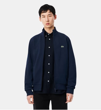 Sweatshirt zippé molleton - Lacoste - Navy blue