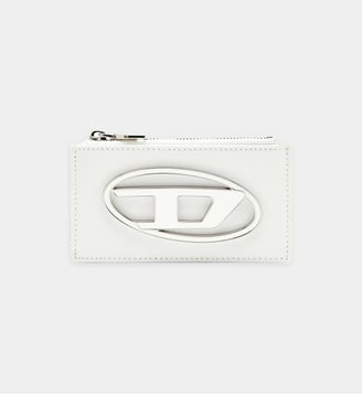 Porte-cartes plat en cuir nappa - Diesel - Blanc