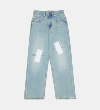 Jean regular délavé - MM6 Maison Margiela - Denim bleu