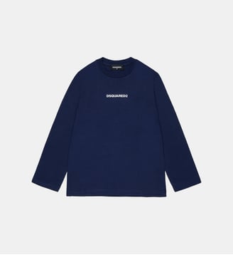 T-shirt à manches longues avec logo Dsquared2