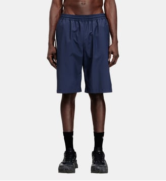 Short en nylon avec passepoil contrastant - Diesel - Bleu