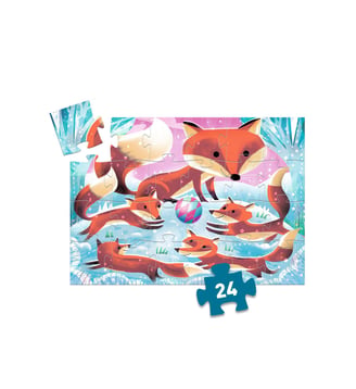Puzzle Ginger, petit renard - 24 pcs - FSC MIX - Djeco - Multicolore