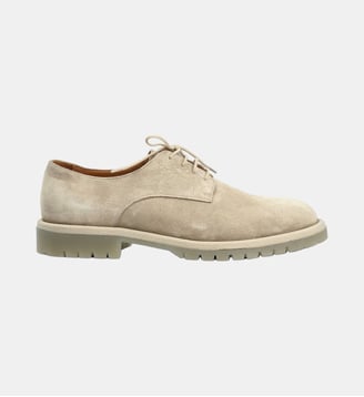 Derby vittorio - cuir velours - Colisée Paris - Beige