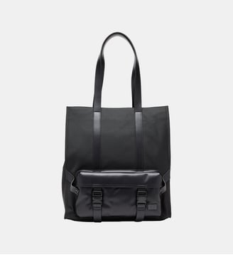 Multi-Pkts - Sac cabas avec poche à rabat et zip - Diesel - Noir