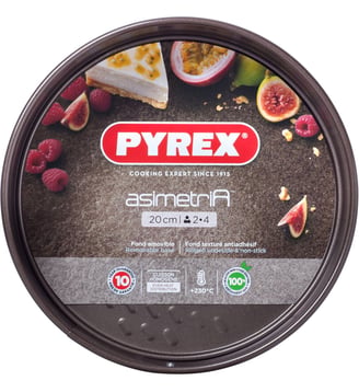 Moule à manqué à charnières métal diam 20 cm Asimetria - Pyrex - Coloris unique