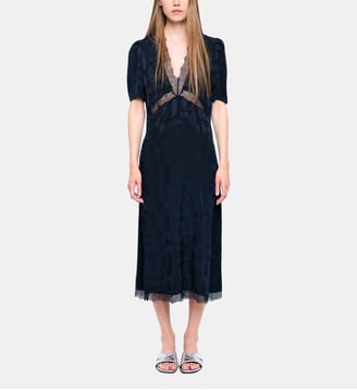 Robe Redox 100% Soie - Zadig&Voltaire - Bleu encre