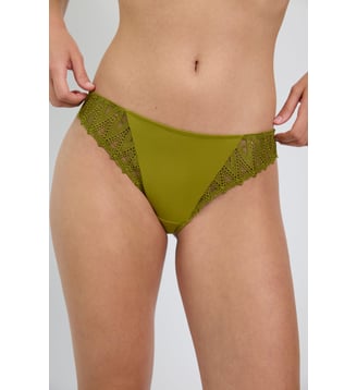 Petite culotte Dreamcatcher verte - Maison Lejaby - Multicolore