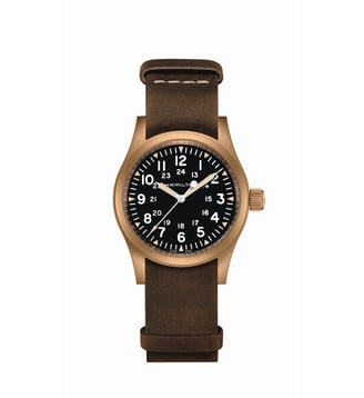Montre mécanique Khaki field Noir H69459530 - Hamilton - Argenté