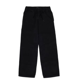 Pantalon en velours avec logo - Diesel Kids - Noir