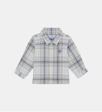 Chemise - Moka coton carreaux - Tartine Et Chocolat - Beige