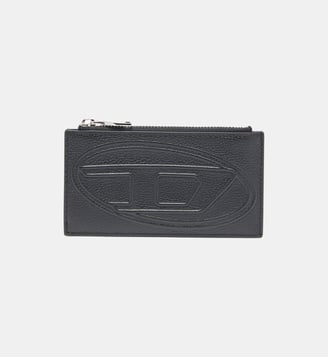 Porte-cartes en cuir grainé - Diesel - Noir