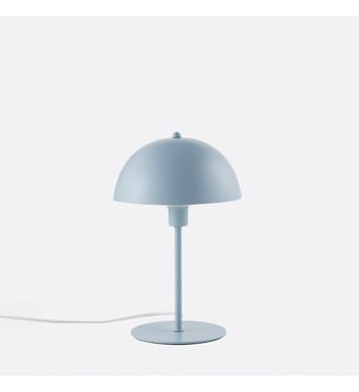 Lampe à poser, forme champignon en métal fer - La Redoute Interieurs - Bleu ciel