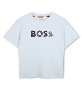 T-shirts à manches courtes - BOSS Kidswear - Bleu glacier