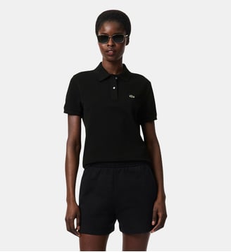 Polo regular fit en Petit Piqué souple - Lacoste - Noir