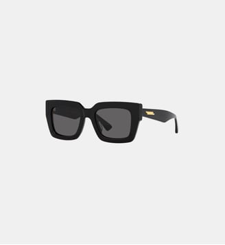 Lunettes de soleil Rectangulaire BV1212S - Bottega Veneta - Noir