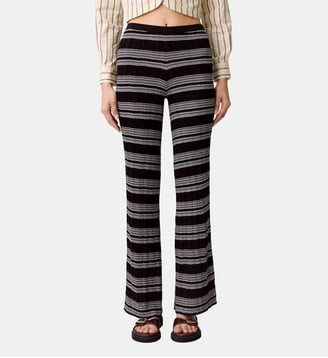 Pantalon maille à rayures - Claudie Pierlot - Multicolore