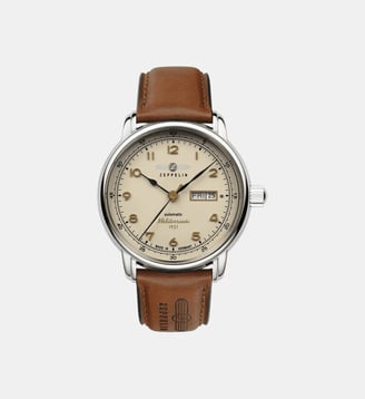 Montre automatique 100 Ans Beige Z-9664-5 - Zeppelin - Argenté