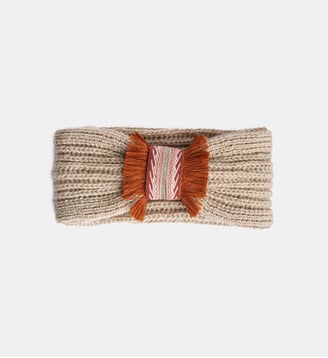 Headband en maille épaisse MORZINE - Wild - Beige