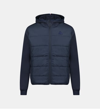 Sweat zippé à capuche  Ton sur ton - Le Coq Sportif - Bleu