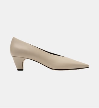 Casina - Escarpins En Cuir Nappa Latte - Parallèle - Latte