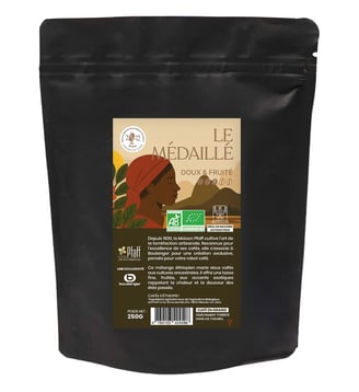 Café en grain 250G Le Médaillé - Intensité 3 - Pfaff - Standard