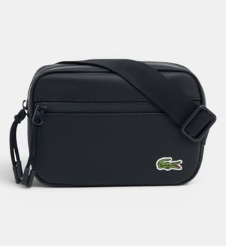 Petit sac reporter LCST en Petit Piqué - Lacoste - Noir
