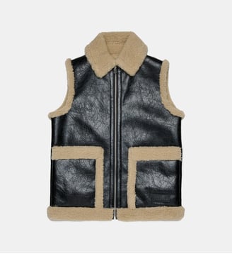 Gilet effet shearling MM6 Maison Margiela