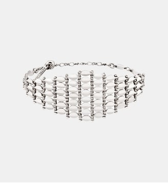 Bracelet souple ajustable   - Babylone - Satellite - Argenté