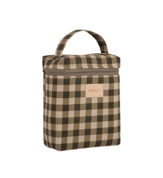 Sac isotherme  pour biberon et déjeuner Hyde Park - Nobodinoz - Vert