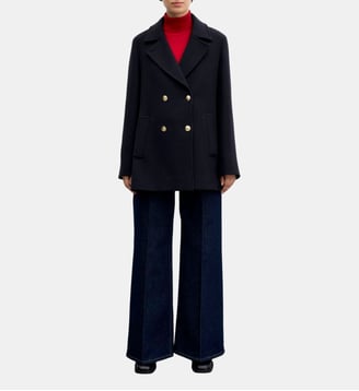 Caban au boutonnage croisé - ALIS - Gerard Darel - Marine